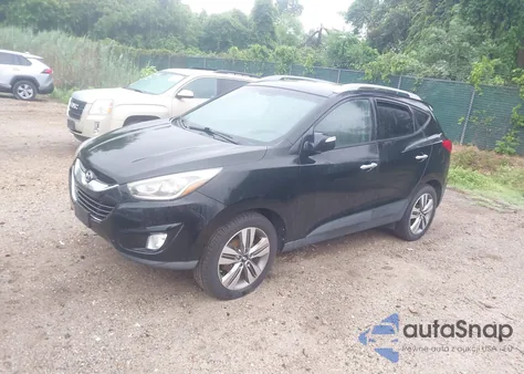 2014 Hyundai Tucson Limited from USA, damaged, VIN KM8JU3AG7EU848989